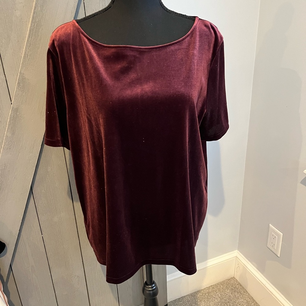 Velvet top